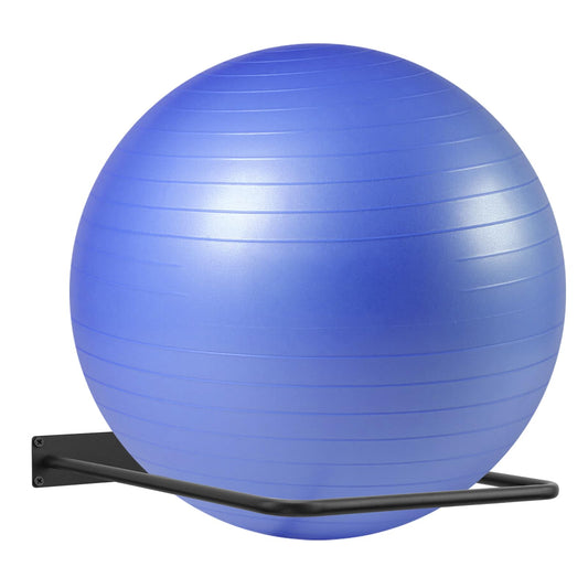 XIAOPEIZHI Stability Ball Storage Rack,Holder Wall Mount, Exercise Racks for Home and Yoga Studios or Commercial Gyms,Acts as a Storage (1 Black)