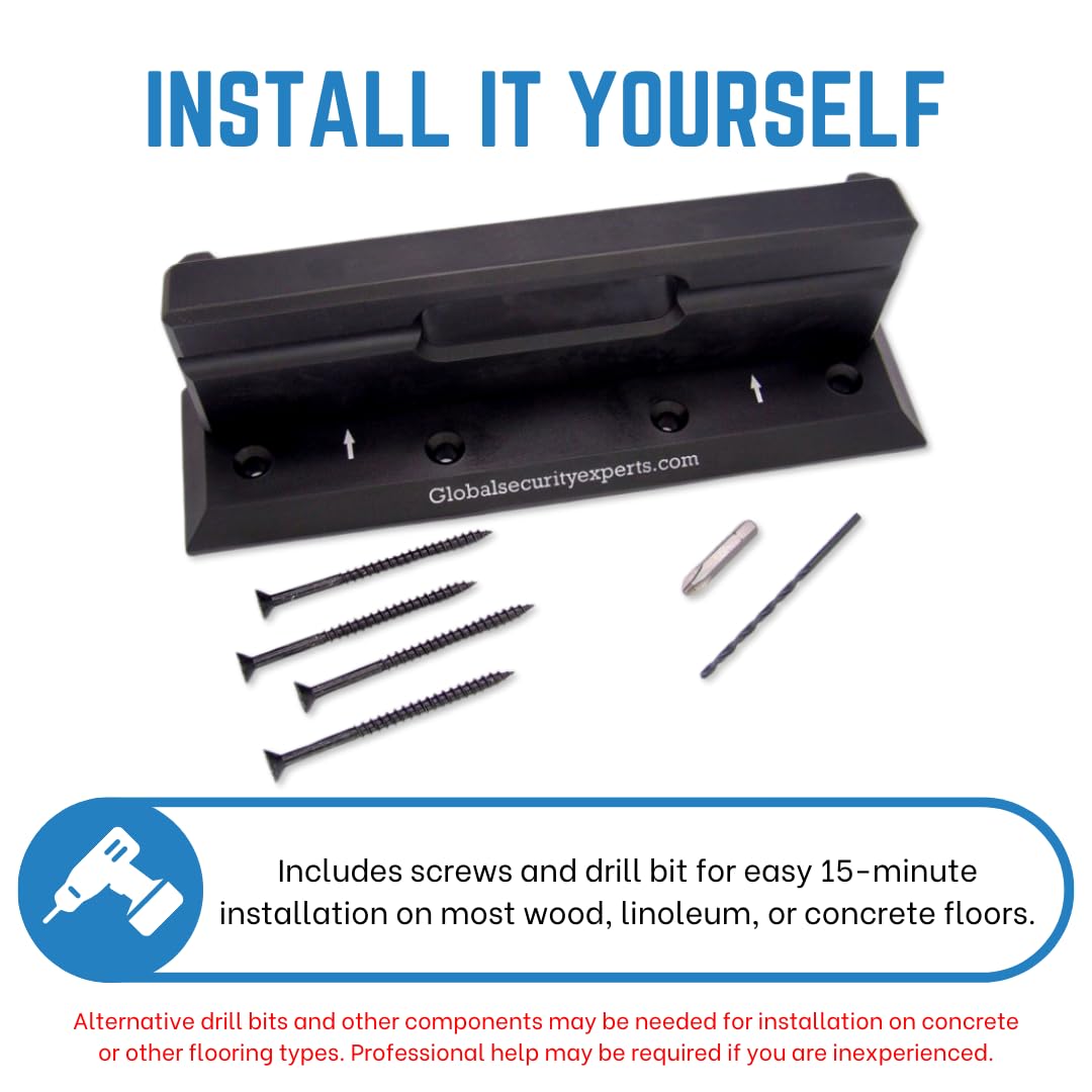 OnGUARD Security Door Brace | OnGARD Withstands 3100 Lbs of Violent Force | French Door Brace Jammer Barricade Defends Against Home Invasions, Burglaries & Civil Unrest | Space-Age Polymer Material |