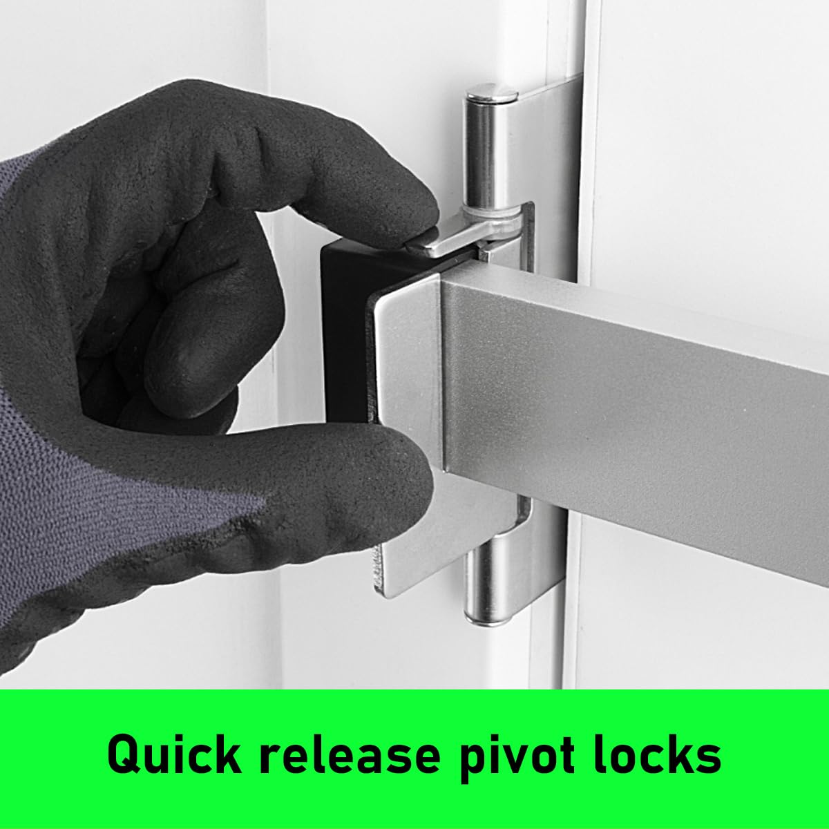 Door Security Bar-by Doorricade-Secure The Entire Width of Your Inward Opening Front Door or Safe Room. fits Doors up to 32" Wide.