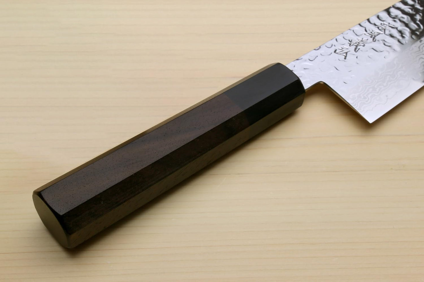 Yoshihiro VG10 46 Layers Hammered Damascus Kiritsuke Japanese Multipurpose Knife Rosewood Handle (8.25" (210mm) & Saya)