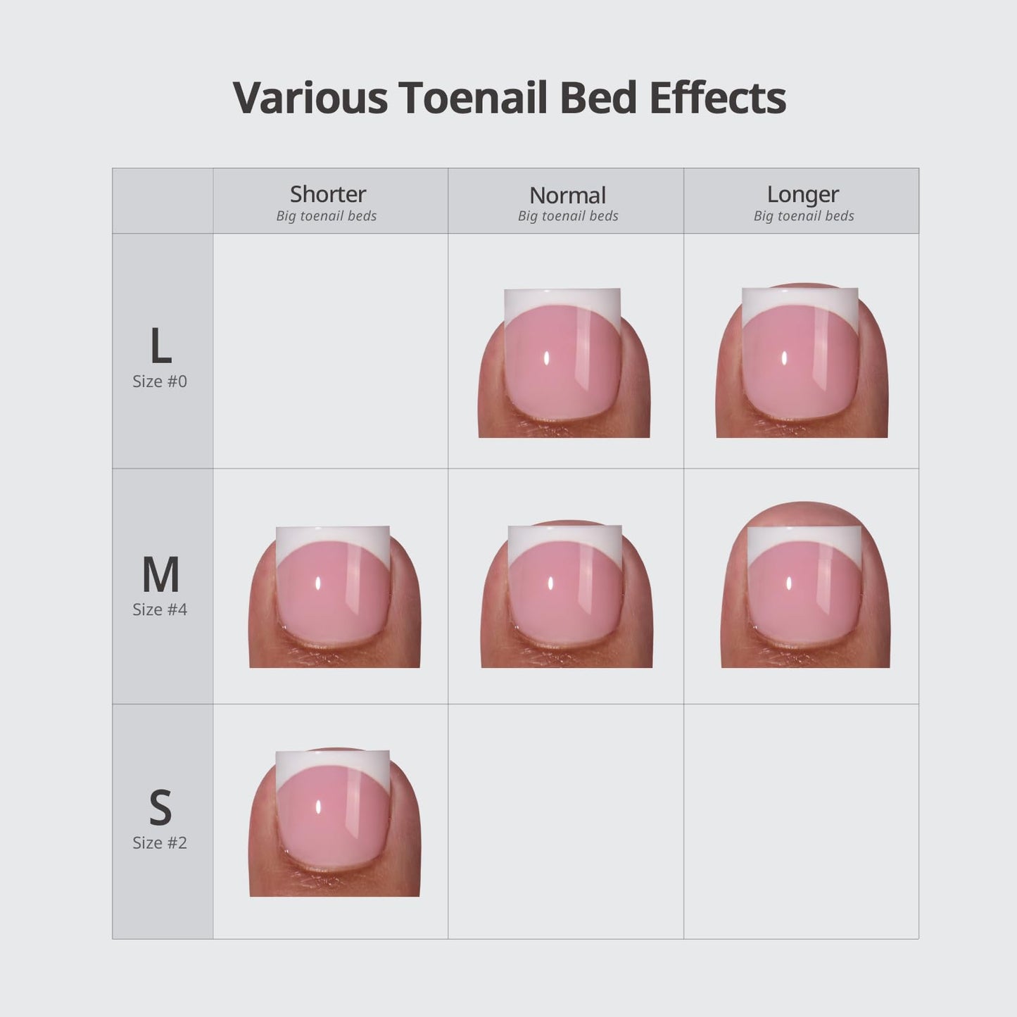 BTArtboxnails XCOATTIPS Toe Nail Tips - Lamp-Curable Sharp Square Brown Press On Toenails for Women, 150 Soak Off French Tip Toe Nail Extensions in 15 Sizes, Builder Gel & Top Coat Required