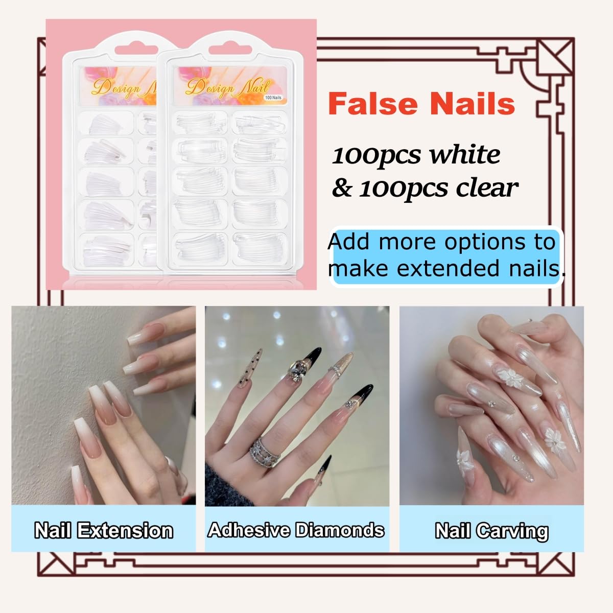 Leeclek Acrylic Nail Kit Nail Drill Set for Beginners with Glitter Acrylic Powders Nail Lamp Decorative Rhinestones Salon-Quality Nail Art at Home Perfect Gift for Nail Lovers