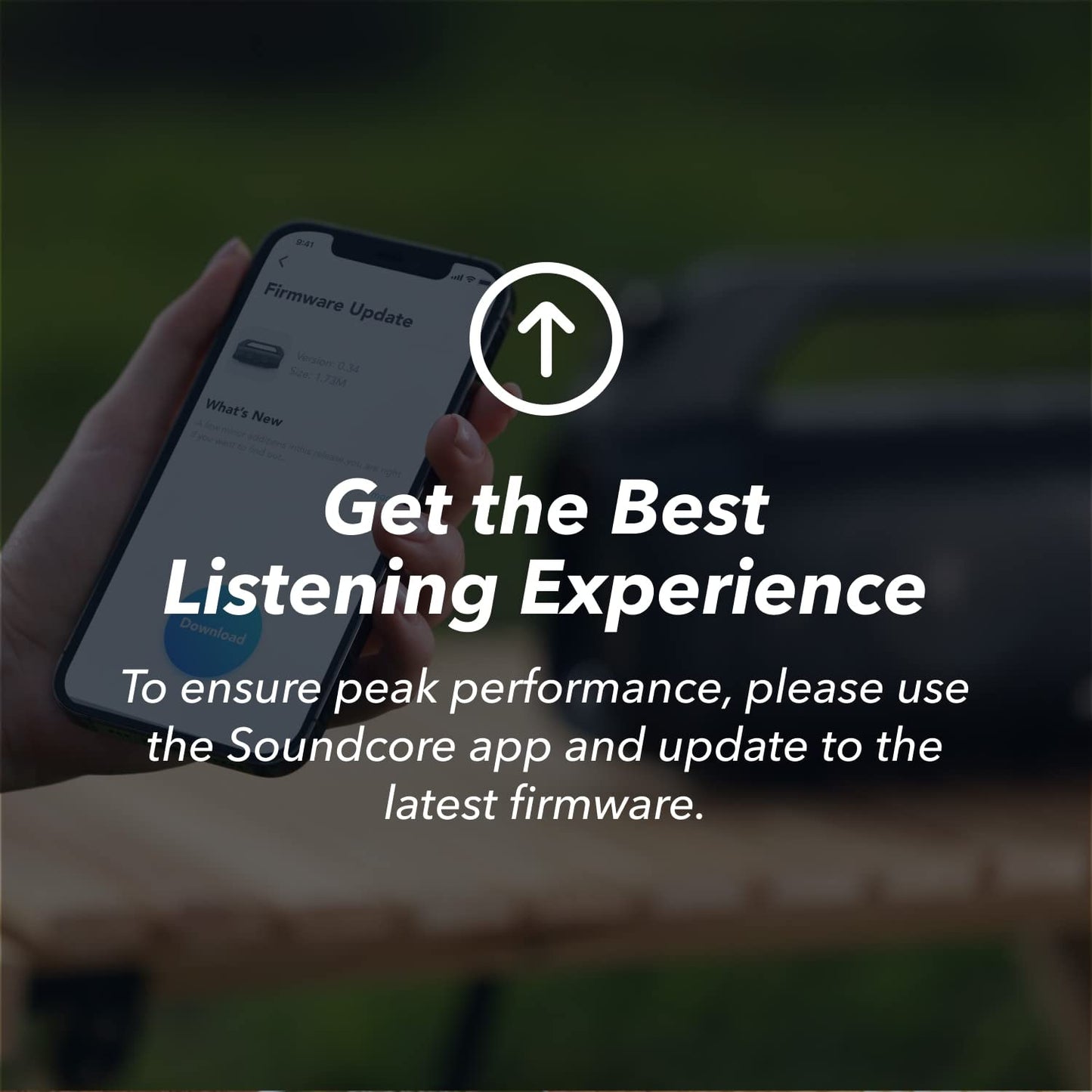 Soundcore Anker Motion Boom Plus IP67 Outdoor Speaker with 80W Stereo Sound, Black