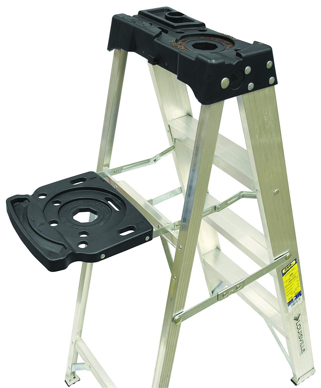 Louisville Ladder 8-Foot Aluminum Step Ladder, 300-Pound Load Capacity, Type IA, AS3008