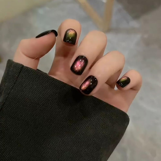 Light Rain Press on Nails - Universe, Large Size