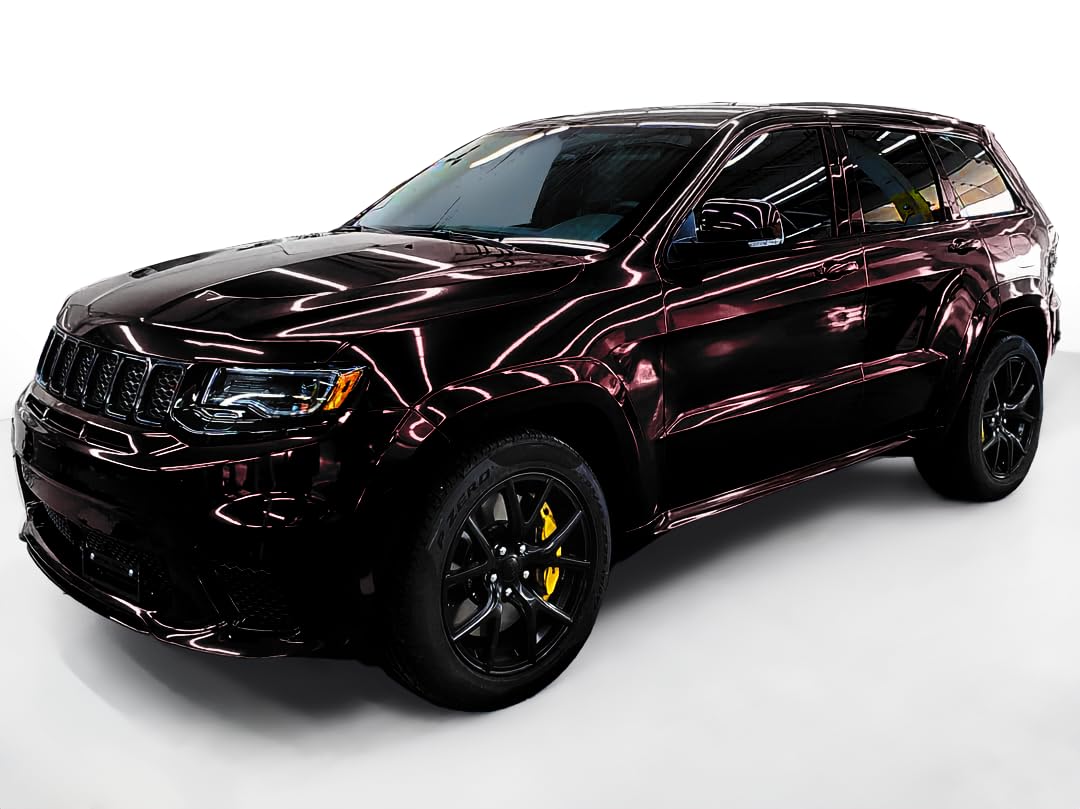 VViViD+ Gloss Demon Black Premium Vinyl Wrap Film 50ft x 5ft
