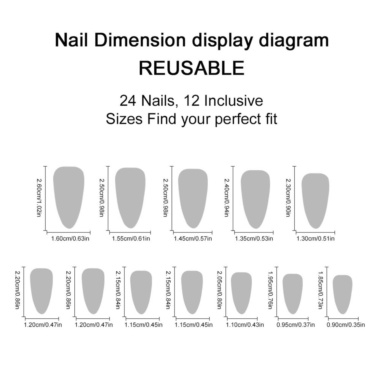French Tip Press On Nails Medium Almond Fake Nails Nude False Nails With Marbling Design Full Cover Acrylic Glue On Nail Artificial Reusable Stick On Nail For Women DIY Manicure Decorations 24 Pcs