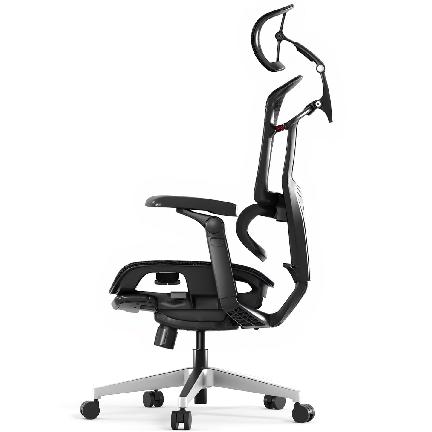 FLEXISPOT ErgoX-PRO Ergonomic Office Chair with Footrest Black – AeroWeave 5.0 Mesh Seat, 5D Lumbar, 7D Armrests, 4D Headrest, 551LBS Capacity – Office, Gaming, Home