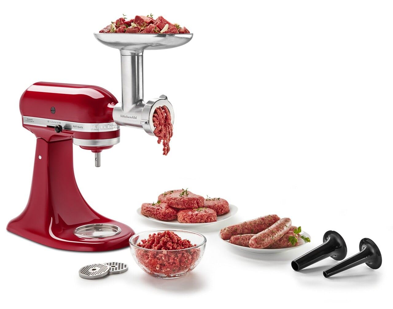 KitchenAid Stand Mixer Attachment, Food Grinder KSMMGA, Metal Food Grinder