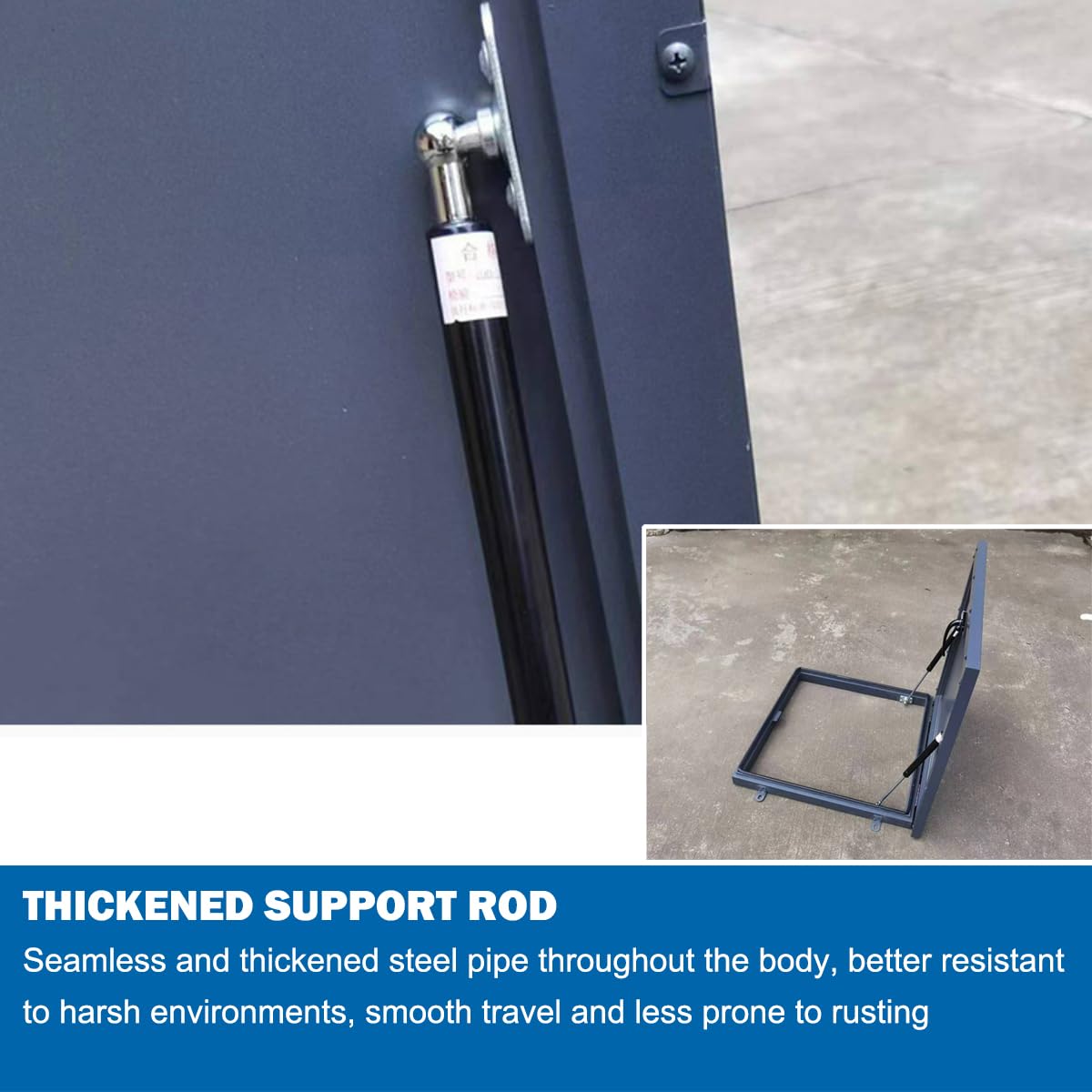 Roof Hatch Steel Anti-Theft Door Skylight Roof Skylight Roof Maintenance Hatch Roof Maintenance Hatch Cover Galvanized Powder Coated Steel Roof Hatch Deck Installation Roof Window (21.65in)
