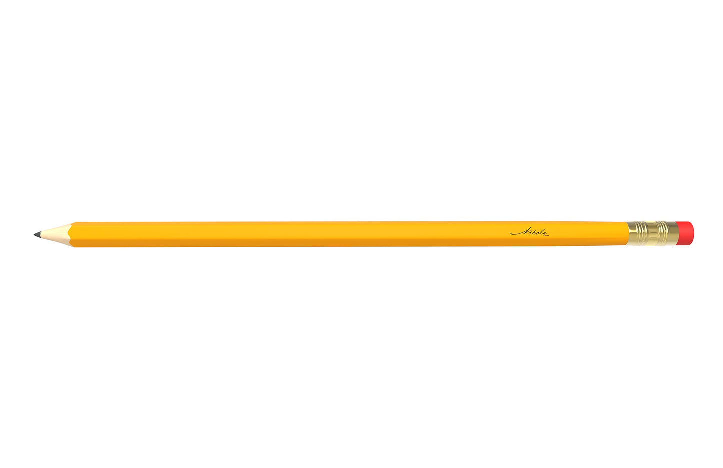 Nikola Works Bulk 650 Pack Premium Pre-Sharpened #2 HB Pencils USA Standard Wood Cased Graphite With Erasers