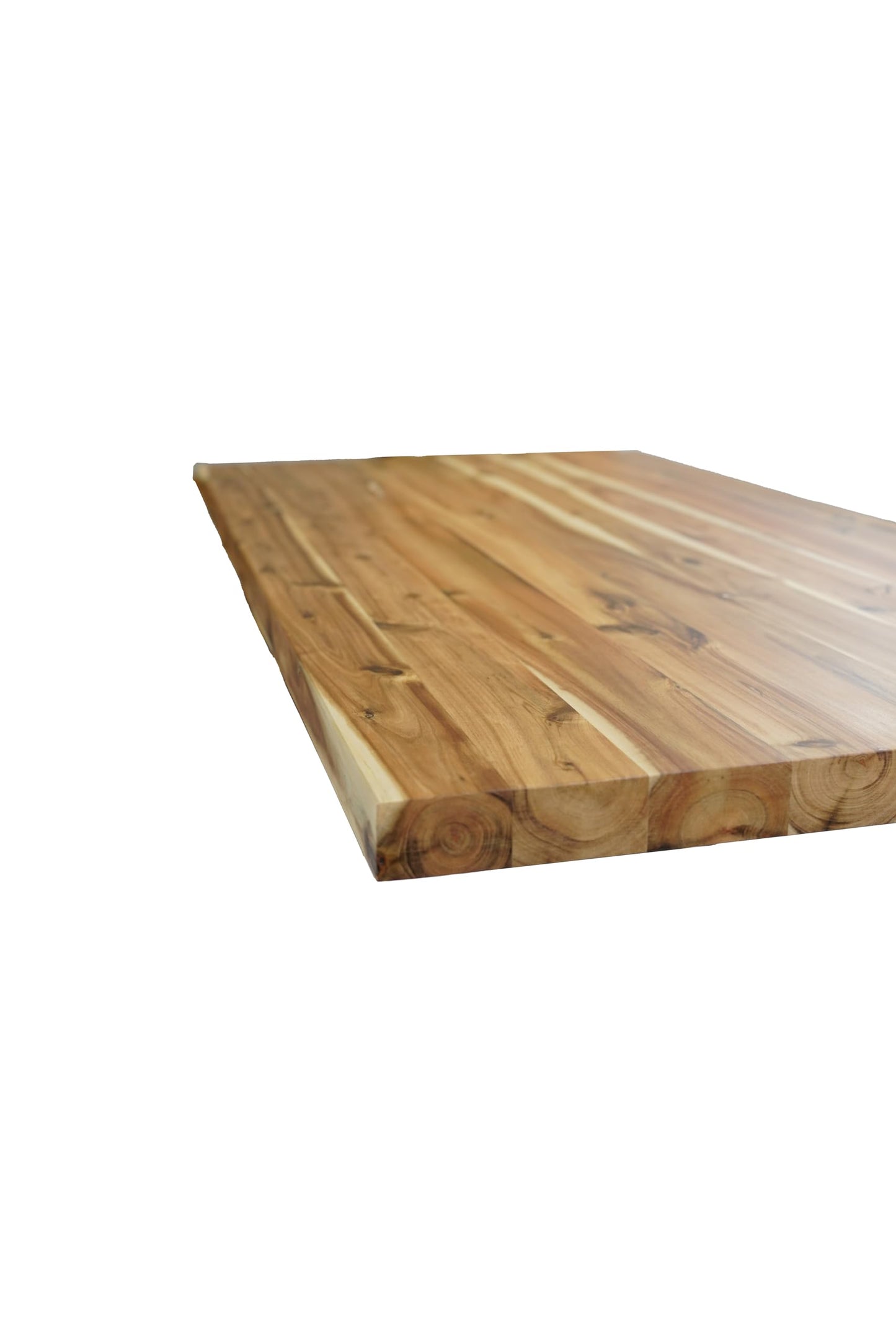 BingLTD - 48" L x 24" Rectangular Acacia Butcher Block Standard Countertop with Edge Grain (CT4824-AC-CC)