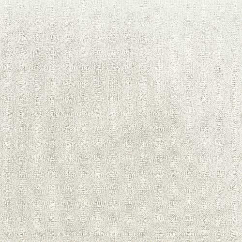 Amazon Basics Small Ottoman Foot Rest, Mid-Century Modern X Square Polyester Foot Stool, Linen, Ivory White, 18"D x 19.8"W x 18.3"H
