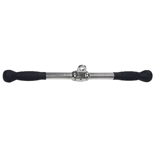 Body-Solid Tools MB022RG 21 in. Pro-Grip Revolving Straight Bar Attachment for Cable Machines