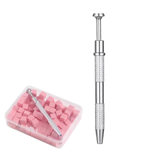 Soft Sponges with Grabbing Pen for Ombre and Aura Nail Art, Professional Manicure Nail Art Tools Accessories Supplies with Brush, 150 Pieces