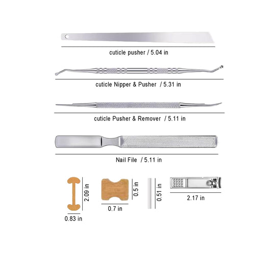 tituouou Professional Ingrown Toenail Treatment Set with Breathable Ingrown Toenail Strips,Ingrown Toenail Removal Kit,Curved Toenails Corrector Patch, Ingrown Toenail Corrector Tool Set for Home Use