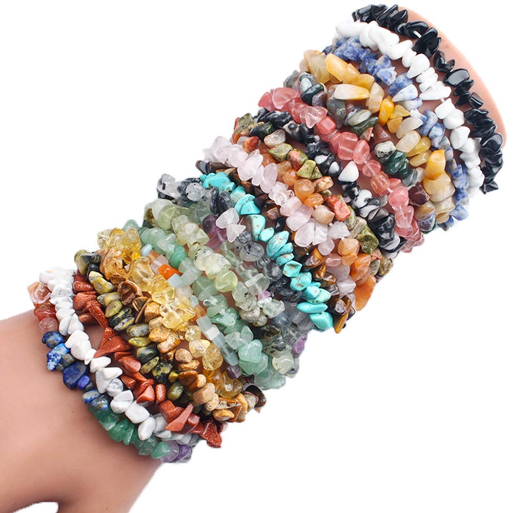 Natural Chip Stone Beads Amazonite Stone 5-8mm About 400 Pieces Irregular Gemstones Healing Crystal Loose Rocks Bead Hole Drilled DIY for Bracelet Jewelry Making Crafting (5-8mm, Amazonite Stone)