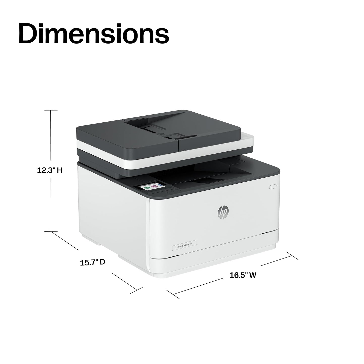 HP LaserJet Pro MFP 3101sdw Wireless All-in-One Laser Printer, Office Printer, Duplex, Best-for-Small Teams (9D2X4F)
