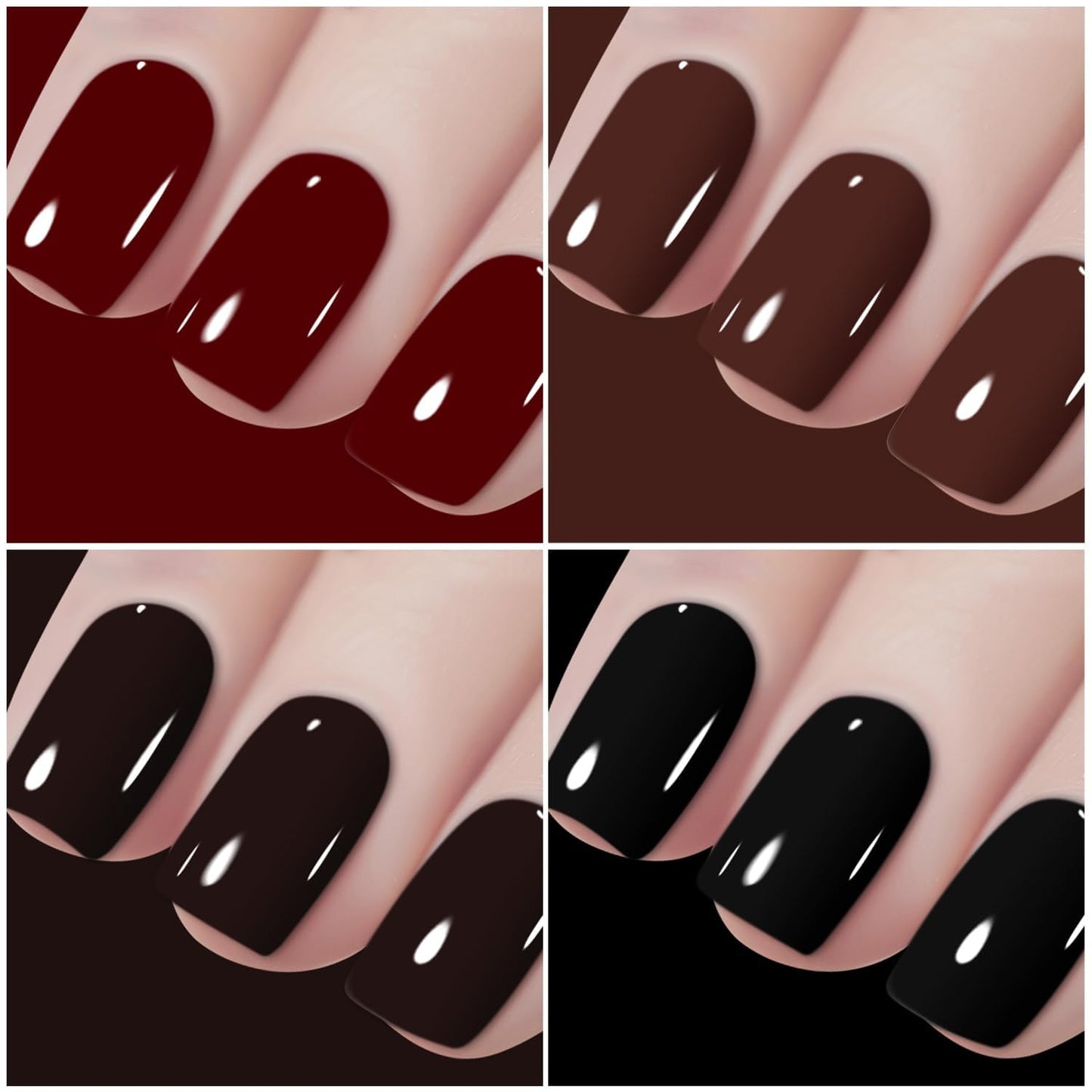 Vishine 48PCS Gel Nail Polish Kit with UV Light include 45 Colors Gel Polish Nail Kit Soak Off Base Coat No Wipe Top Coat Matte Top Coat Nail Polish Set Manicure Tools Nail Lamp Nail Gel Kit for Women