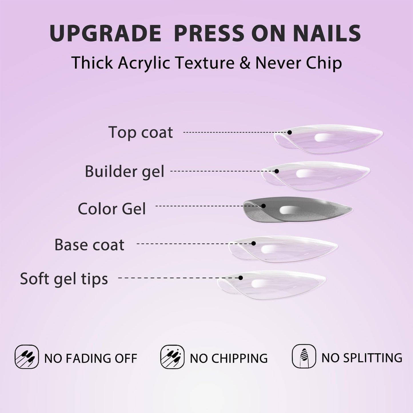 KQueenest Chrome Pink Press on Nails Short Almond, 30 Pcs Glazed Fake Nails Short Stiletto, Shiny Mirror Acrylic Nails Press on with Design, Natural Fit Stick on Nail for Women Daily Wear