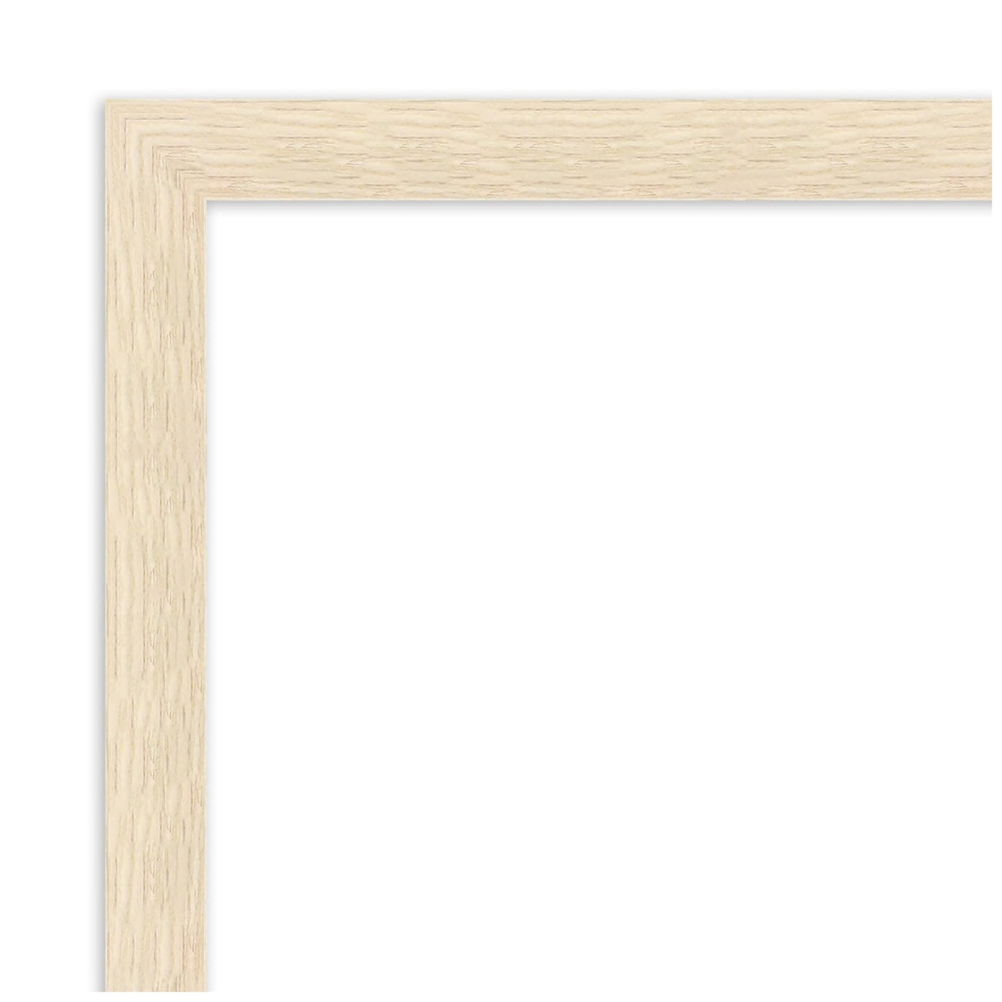 Amanti Art Framed Fabric Pinboard 15 x 42, Scandinavian Tulip Decor by Dina Dankers Printed Casual Bulletin Board for Use as a Vision Board or Wall Organization, Woodgrain Stripe Blonde Frame