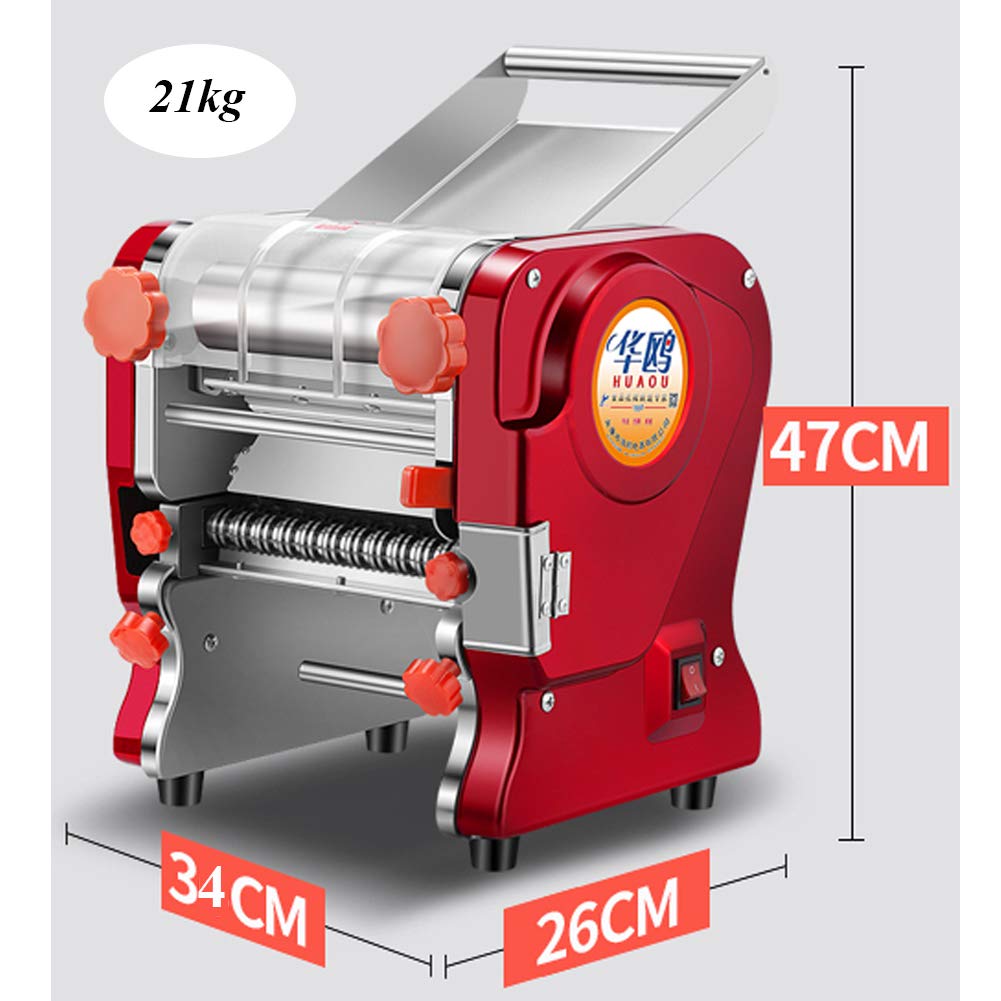 Commercial Electric Pasta Maker 3 IN1 Dough Spaghetti Roller Pressing Machine 3 mm / 9 mm Noodle Cutter for Restaurant Use