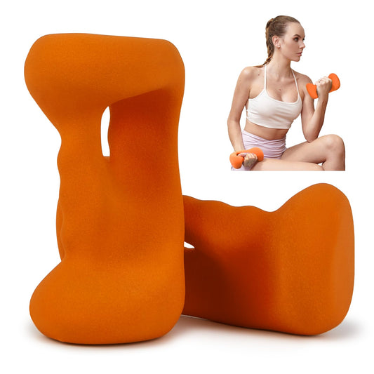 HXD-ERGO Ergonomic Dumbbells Weights Set-Hand Weights for Women at Home, Ear Dumbbells Weights for Pilates, Yoga, Jogging,StrengthTraining