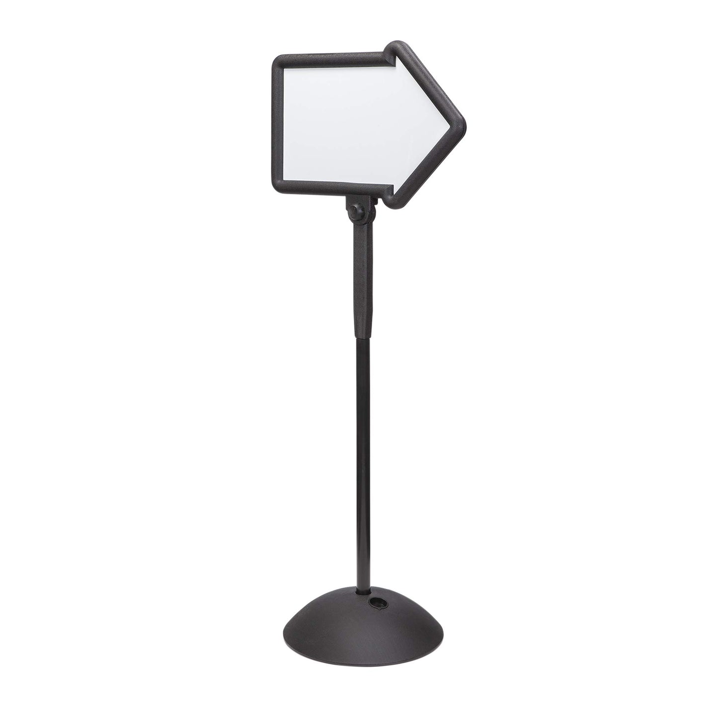 Safco Write Way Dry Erase Board Directional Arrow Sign, Dual-Sided and Magnetic for Indoor and Outdoor Use, 65"in Height, Black