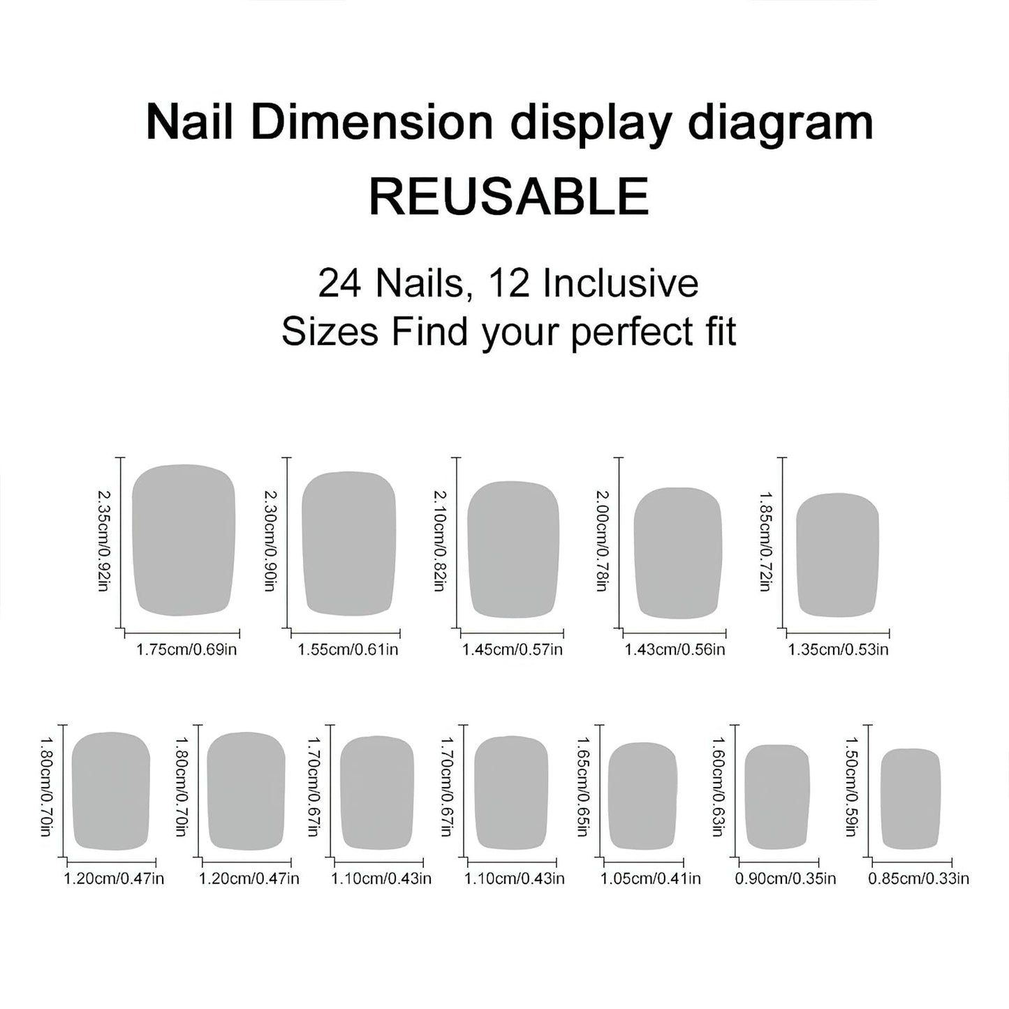 Red Press on Nails Fake Nails Short Square False Nails with Glitter Glossy Full Cover Glue on Nails Wine Red Reusable Artificial Stick on Nails for Women Girls Nail Manicure Decoration 24pcs
