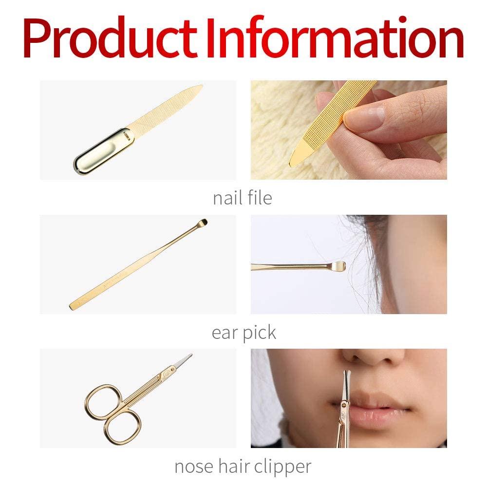 Korean Nail Clipper! World No. 1 Three Seven (777) Premium Quality Gift Travel Manicure Grooming Kit Nail Clipper Set(16000AM), Made in Korea, Since 1975