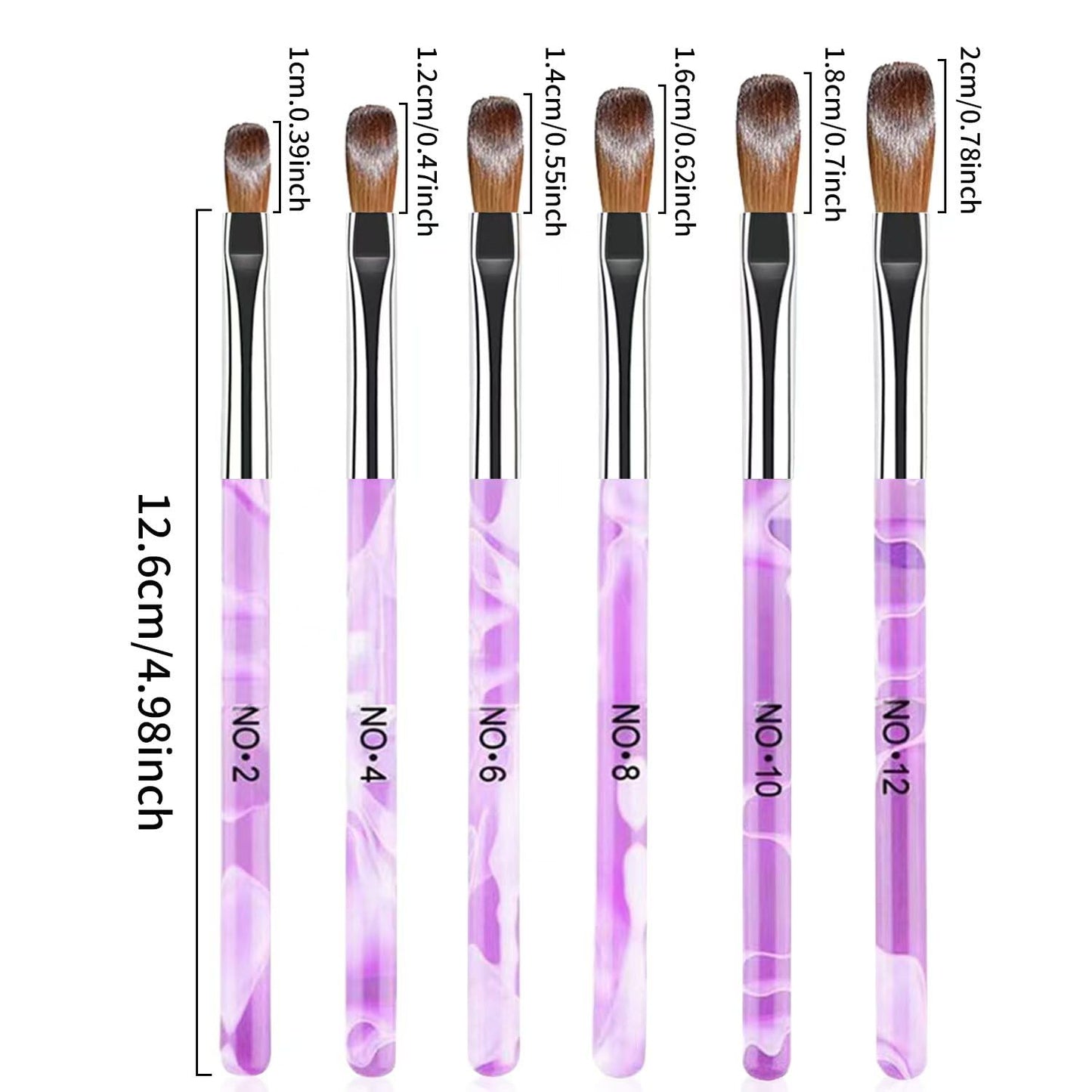28Pcs Purple Nail Art Brush Set, Acrylic Nail Brushes, Gel Nail Brush, Nail Dotting & Liner Tool, Nail Dust Brush, Professional Manicure Tool Kit for Acrylic Powder Application, Sculpting & Cleaning
