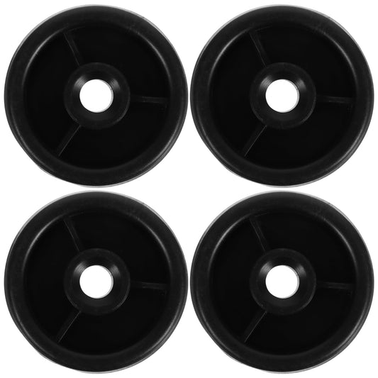 LIFKOME 4Pcs Fitness Equipment Roller Wheels 1.77In Universal Caster Wheels for Treadmill Replacement Parts and Exercise Bike Mobility Accessories for Home Gym