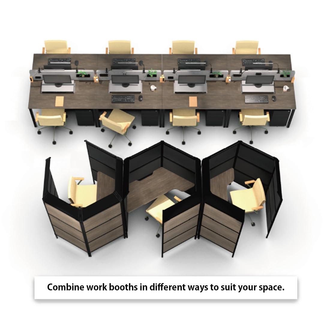 Provour Work Booth, Private Workstation, Room Divider, Office Pod, Partition, Acoustic Booth, Office Desk, Office Room, Private Cubicle, Made in Taiwan