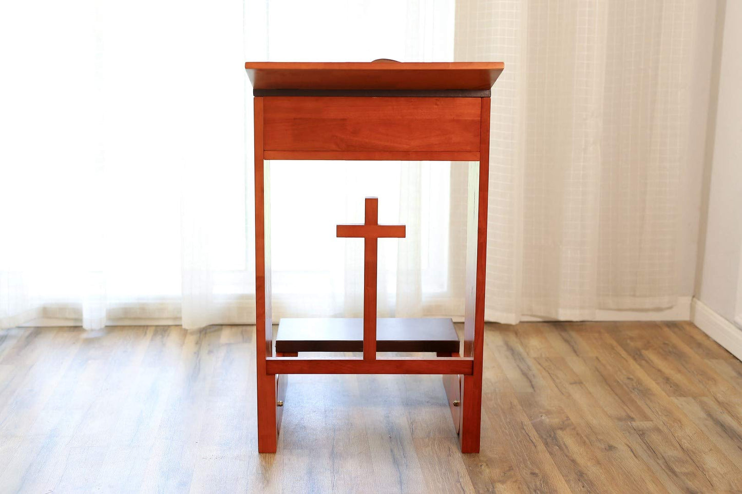 Guangshuohui Prayer Kneeler Pads Wooden Church Kneeler Folding, Kneeling Bench for Home (20" x25"x32"H (50x65x80cm))