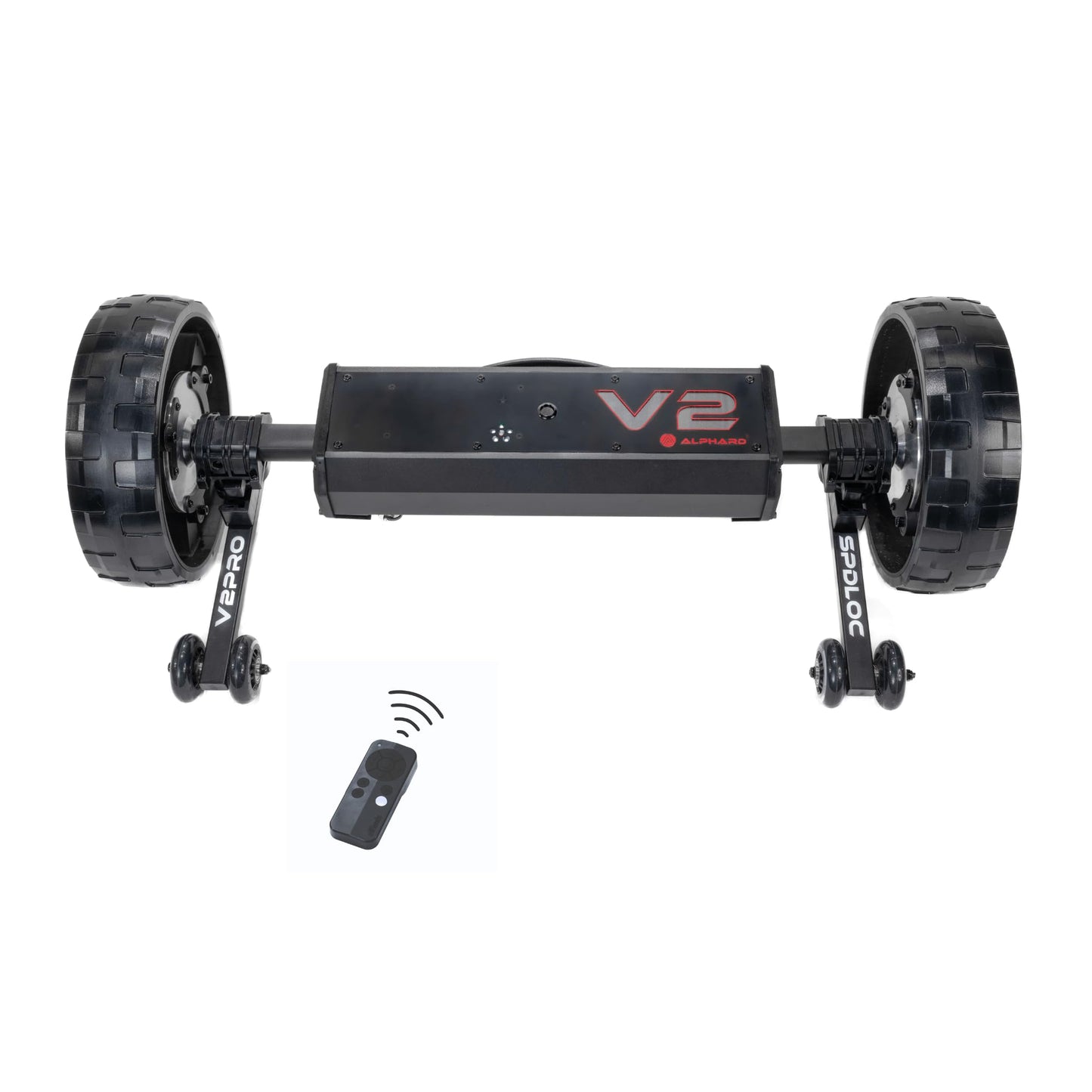 Alphard Club Booster V2Pro – Convert Your Push Cart into a Motorized, Electric Remote-Controlled Golf Caddie (Clic Gear 3-Wheel Carts) - New 2025 V2Pro with Permanently Attached Wheelie Bars