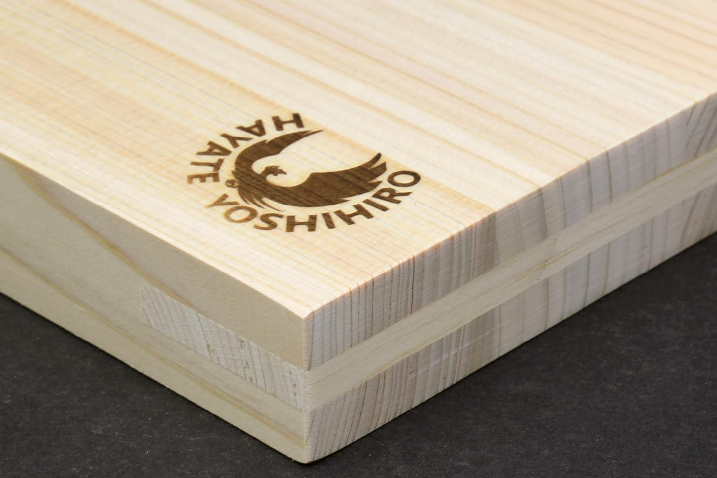 Yoshihiro Hinoki Cypress Anti-Twist Core Cutting Board, Japanese Hinoki Wood, Knife Friendly, Professional Grade (X-Large)