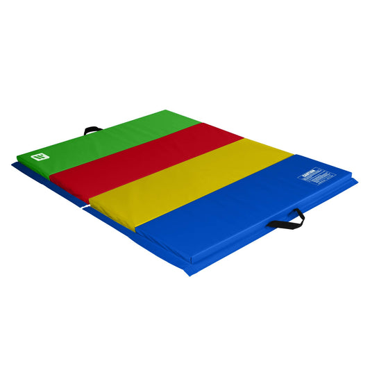 We Sell Mats - 4 ft x 6 ft x 2 in Personal Fitness & Exercise Mat for Home Workout - Lightweight and Folds for Carrying – All Purpose Home Gym Mat – Thick Mat for Yoga, Pilates, Stretches, and Floor Exercises