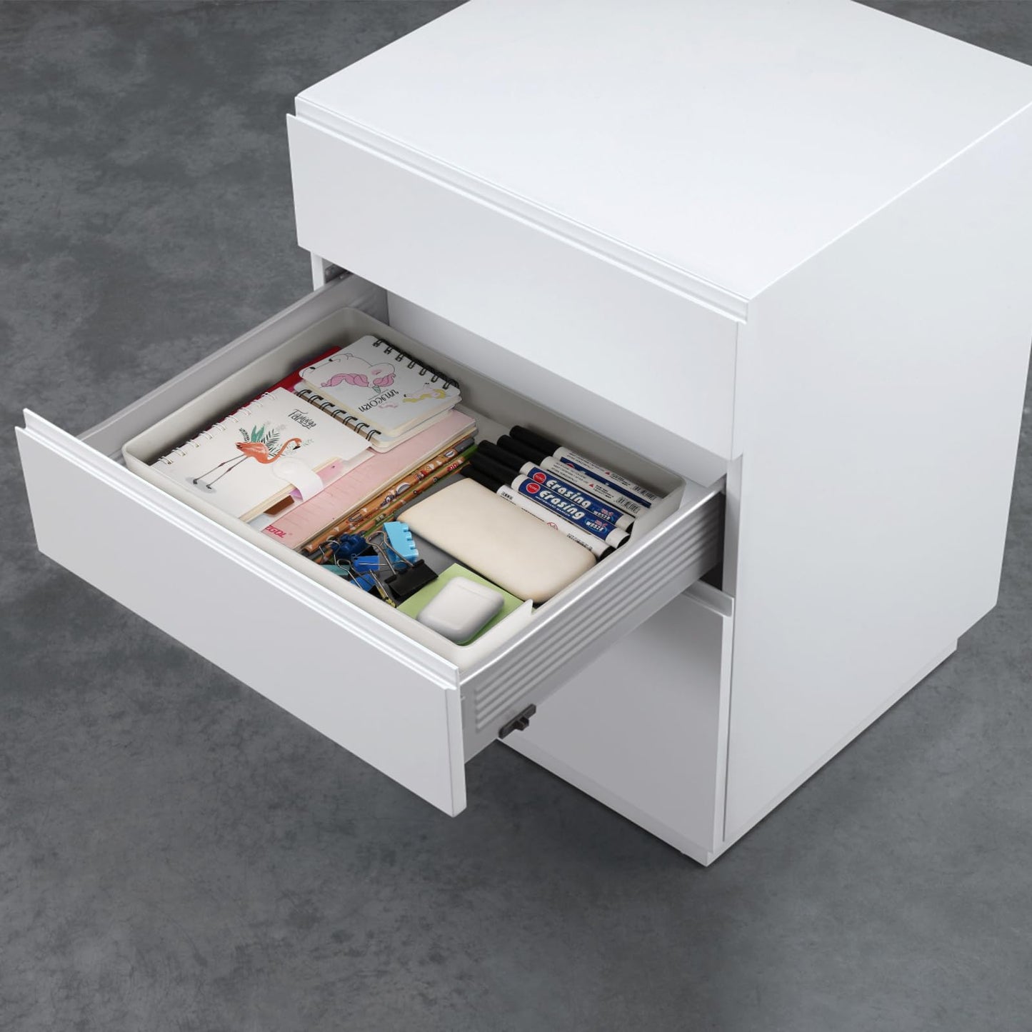 Letter Tray Letter Organizer Paper Tray, Desk Drawer Organizer for Office Supplies, Magazines, Folders, File,Notebooks, Stationery, Plastic Desk Tray for Desktop, for Home, Office, School, 1 Tier