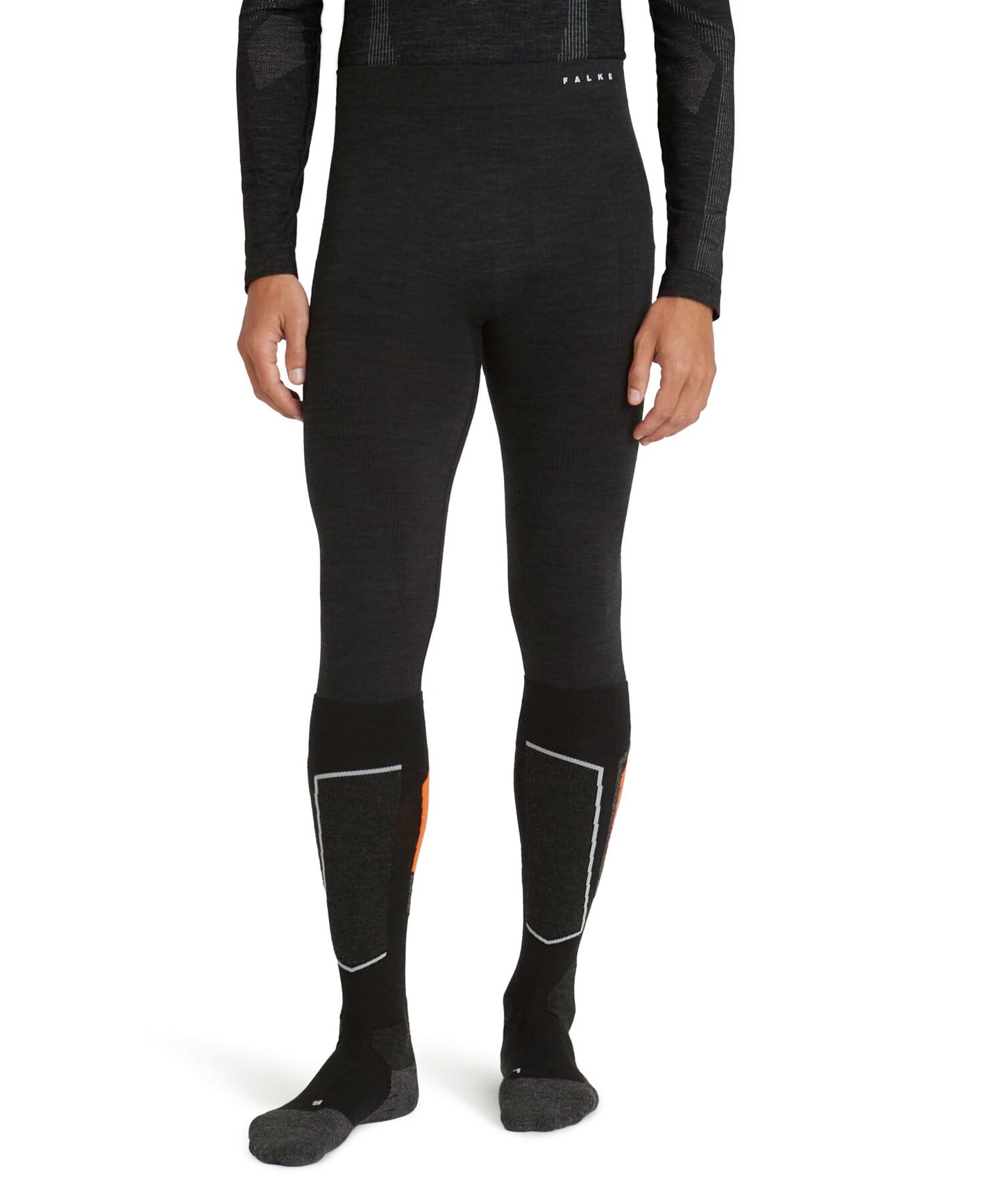 FALKE Men's Wool Tech. 3/4 Tights Base Layer Bottom, Thermal Breathable Quick Dry, 1 Piece