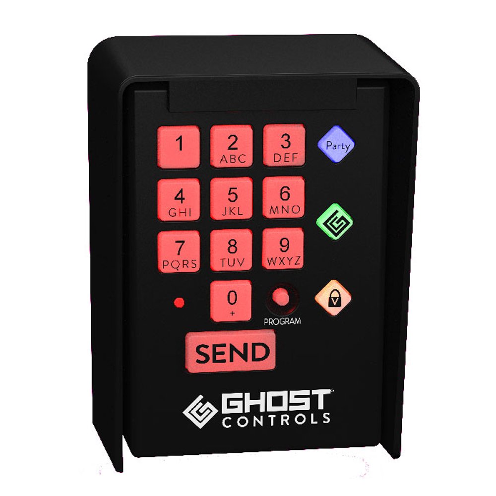 Ghost Controls Heavy Duty 30W Dual Solar Automatic Gate Opener with Dual Premium Wireless Keypads