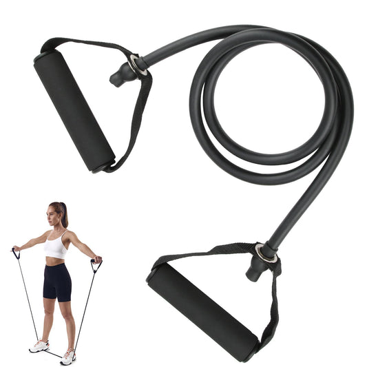 Resistance Bands with Handles, Easy Hold Working Out Exercise Bands, Comfortable Workout Accessory for Men Women Strength Training Muscle Shaping Physical Therapy Home (30LB)