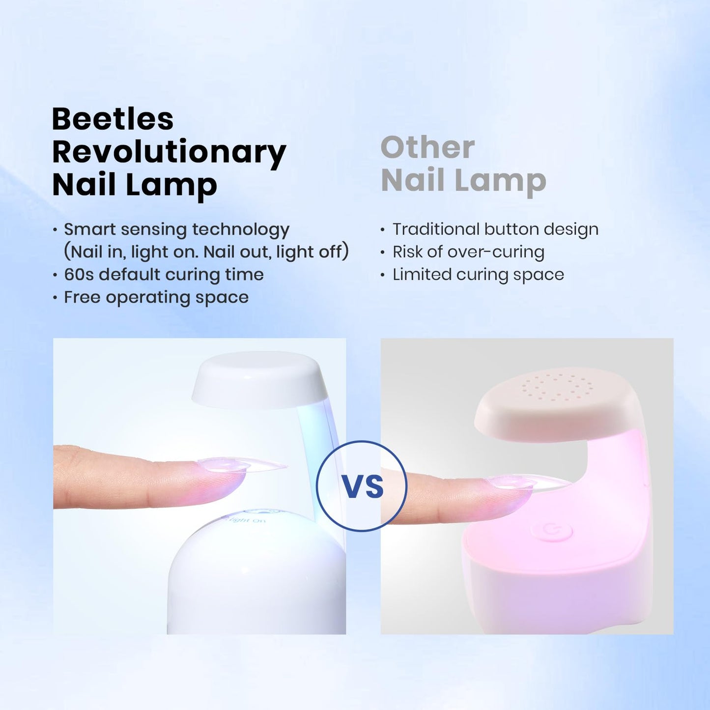 Beetles Gel Nail Kit 504Pcs Short Almond Gel Nail Tips with 9 in 1 Nail Glue Nail Extension Set Uv Led Lamp Acrylic False Tips Kit DIY Nails Art Gifts for Women