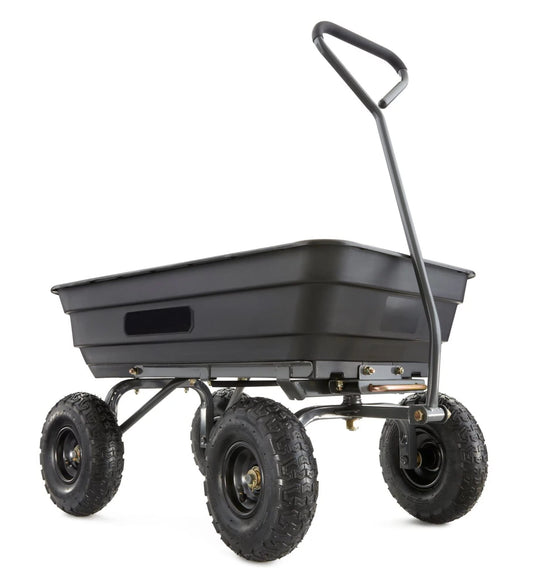 600-lb. Garden Dump Cart with 10" Tires