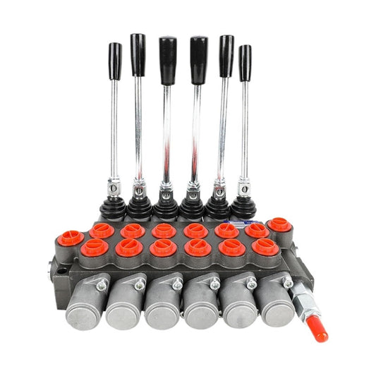 Hydraulic multi-way valve reversing control P40/80/120 model with overflow Manual directional(1P120 all the way)