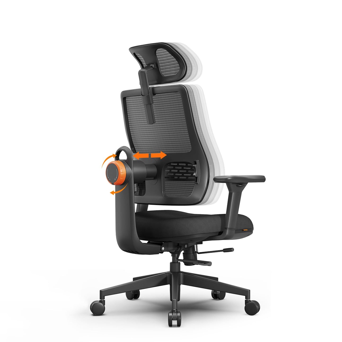 Newtral Ergonomic Office Chair with Adaptive Lumbar Support- High Back Desk Chair with Adjustable Headrest, 3D Armrest, Adjustable Seat Depth & Height, Home Office