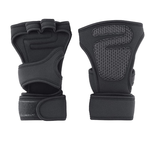 Training Gloves for Men and Women - Gym, Fitness, Weightlifting, Street Training - Training Gloves with Wrist Stabilization and Anti-Slip Palm Protection