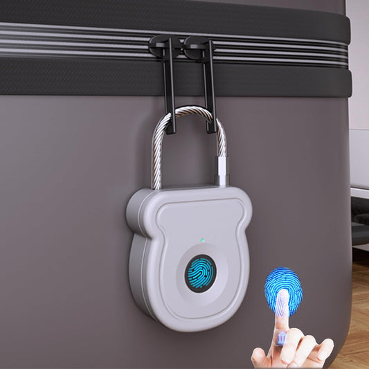 Bstsilver Fingerprint Padlock, 20-User Biometric Lock with Emergency USB Key & Code for Gym Locker, Luggage, Backpacks, Keyless Lock for School, Office, Travel, Dorm, Cabinet, Toolbox & More Indoor