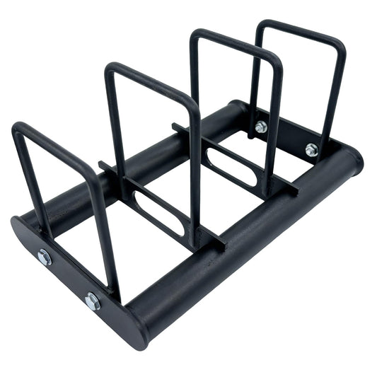 AHTAPFON Weight Plate Rack for Use Singly or Combine Multiple Units,Weights Rack Holder for Plates Up to 600 lbs,Bumper Plate Storage Rack for Easy to Replace Olympic Weight Plates in Home Gym