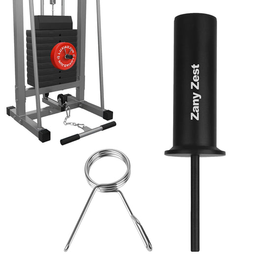 Reinforced Weight Stack Pin - Maximum additional Load Capacity of 60kg/132lbs - Load Extra Olympic Weight for Strength Training Weight Lifting in Gym Cable Machine & Home Gym(Dia:10mm Length:110mm)