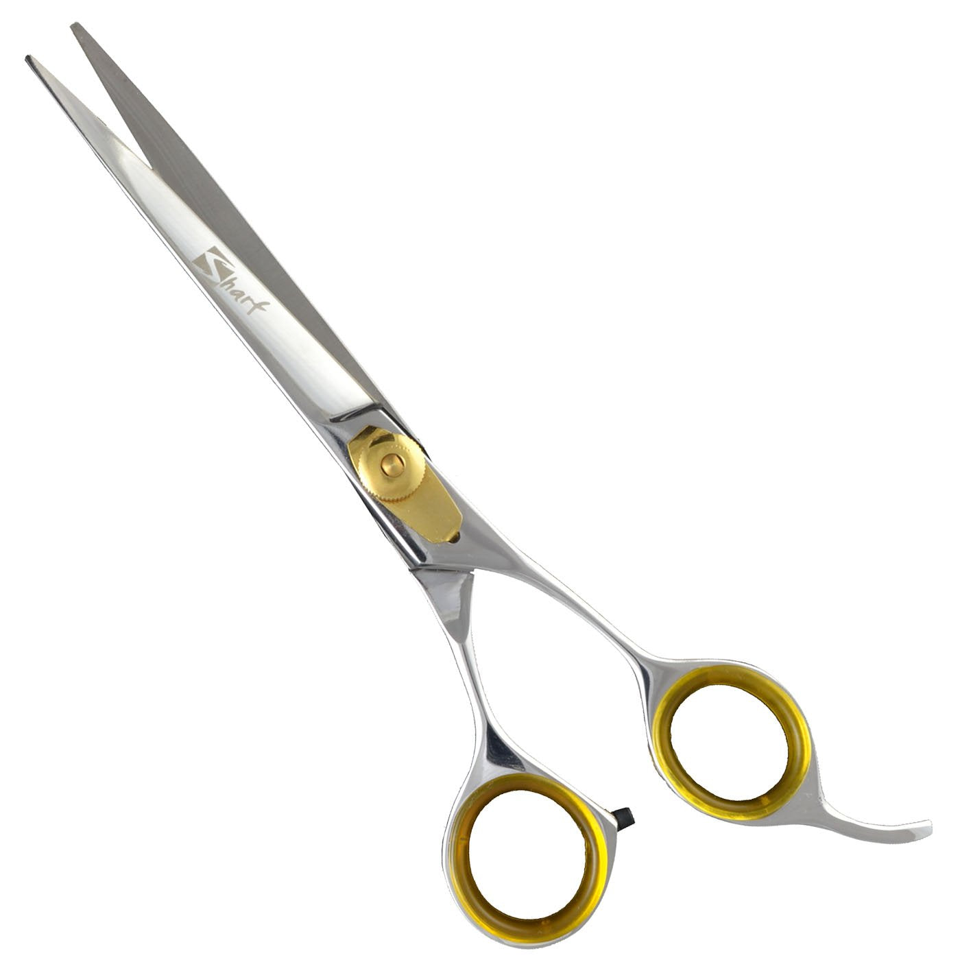 Sharf Gold Touch Pet Grooming Shear Kit 7.5 Inch Straight & 6.5" 42-Tooth Thinning Scissors
